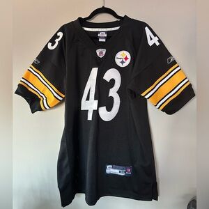 Reebok Black Pittsburgh Steelers Jersey with Team Logo
